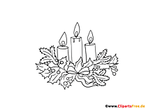 Malvorlage zum 3. Advent
