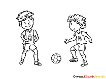 Bilder zu Ausmalen und Ausdrucken Fussball