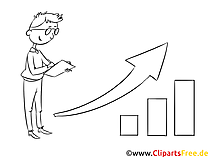 Chart Wachstum zum Ausmalen Bild