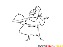 Chefkoch Ausmalbild