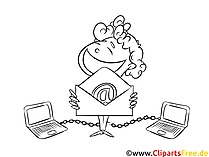 Email Ausmalbild