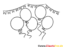 Sommerfest Bilder zum Ausmalen