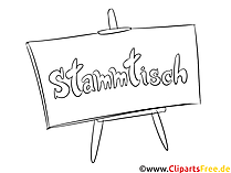 Stammtisch Ausmalbilder kostenlos