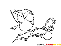 Weihnachts Grafiken zum Ausmalen