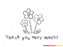 Druckbilder zum Ausmalen mit Blumen