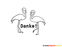 Flamingo Malvorlage
