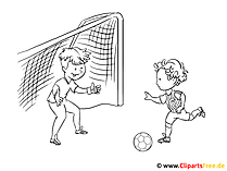 Fussball Bilder zum Ausmalen