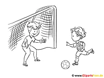 Fussball Bilder zum Ausmalen
