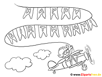 Geburtstags Malvorlagen