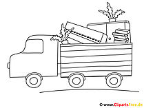 LKW Ausmalbild