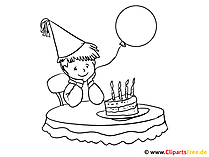Malvorlage Geburtstag