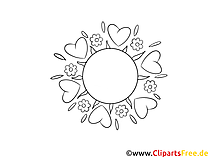 Muster zum Ausmalen Sonne