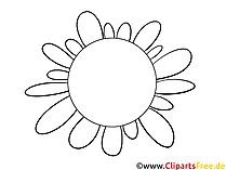 Schwarz-weiss Clipart Sonne