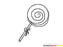 Vorlage zum Malen Candy