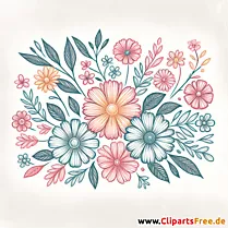 Blumen Clip Art - Bilder zum Herunterladen