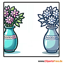 Blumenvase Clipart - Bilder gratis herunterladen
