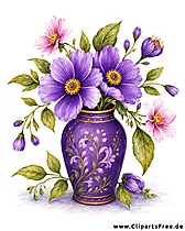 Bouquet in Vase Bild