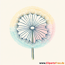 Clipart Pusteblume - Bilder zum Herunterladen