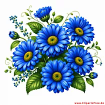 Margeriten-Blumenstrauß Clipart