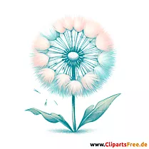 Pusteblume Clipart - Bilder zum Herunterladen