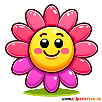 Cartoonblume Clip Art
