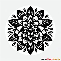 Dahlie Clipart zum Thema Blumen