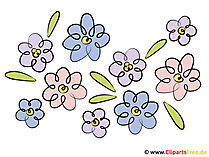 Frühlingsblumen Clipart