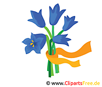 Glockenblumen Bild, Clipart, Illustration, Grafik