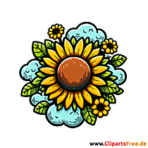 Sonnenblume Clipart - Bilder gratis herunterladen
