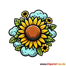 Sonnenblume Clipart - Bilder gratis herunterladen