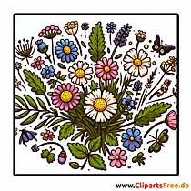 Wildblumen Clipart - Bilder gratis herunterladen