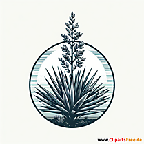 Yucca Clipart zum Thema Blumen
