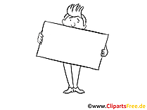 Bewerbung Clipart, Bild, Zeichnung, Cartoon