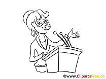 Business Conference Speaker Clipart, Pic, Image