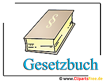 Cliparts free in Hochaufloesung Gesetzbuch