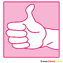 Daumen hoch Cliparts