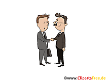 Kontakt Clipart - Hände schütten Bild