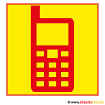 Mobiles Telefon Clipart