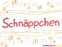 Schnäppchen Plakat, Bild, Clipart