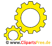 Zahnräder Cliparts