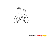 Comic Augen Bild