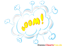 Boom Sprechblase für Comics