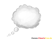 Denkblase Comic-Illustration