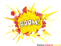 Explosion Comic Illustration