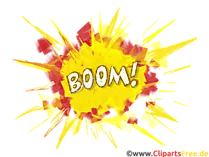 Explosion Comic Illustration