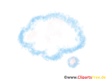 Gedanke Blase für Comics