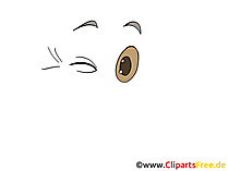 Winken Clipart, Bild, Zeichnung, Grafik