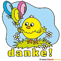 Danke - Danksagungskarten kostenlos