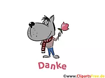 Danke Gruss Clip Art kostenlos