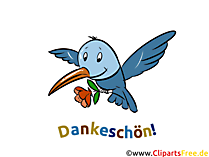 Dankeschoen fuer viele Gelegenheiten Grusskarte